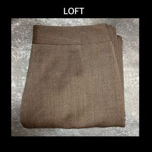 LOFT 10 Brown Line Wool Trousers♠️